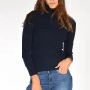 collo alto blu