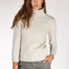 collo alto grigio chiaro