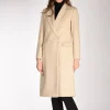 doppiopetto lungo beige chiaro