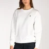 felpa girocollo bianco