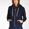 felpa zippata blu