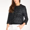 giacca boucle blu