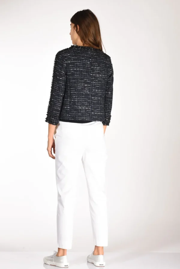 giacca boucle blu