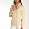 giacca caban beige