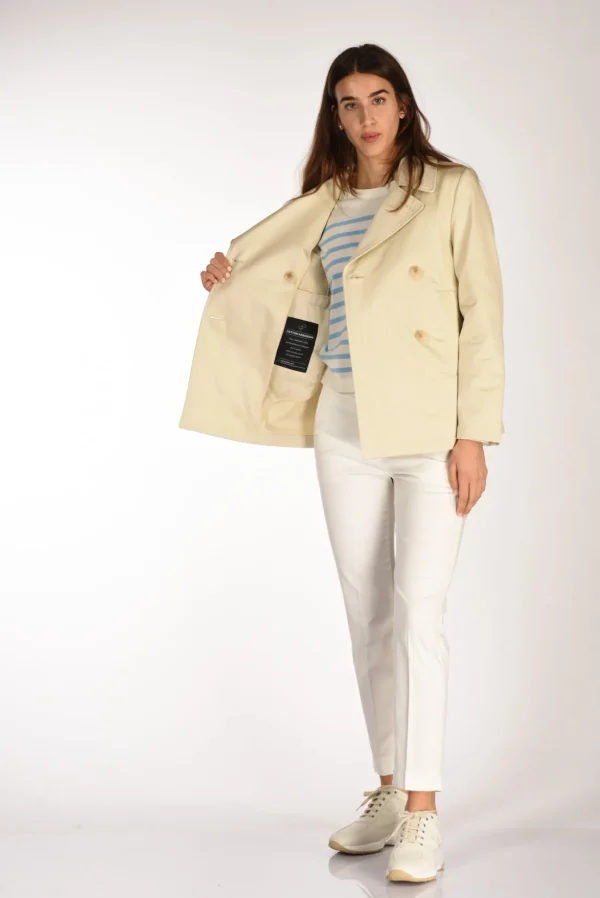 giacca caban beige