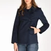 giacca caban blu