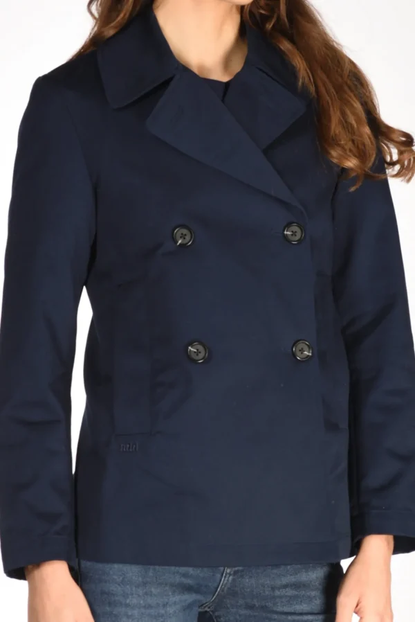 giacca caban blu