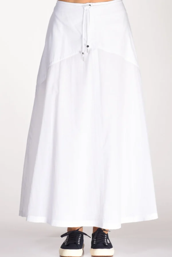 gonna nylon bianco