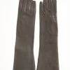 guanti in nappa grigio