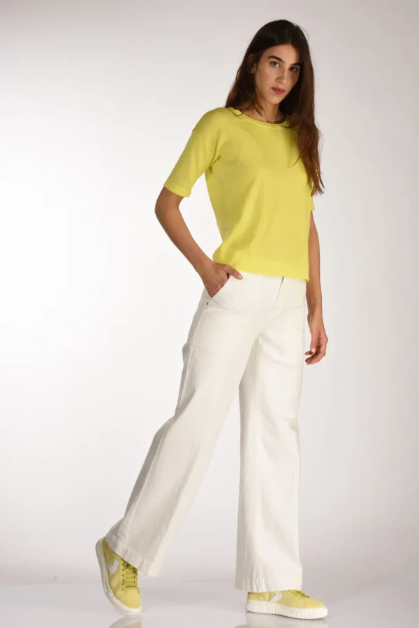 jeans fiordaliso bianco naturale