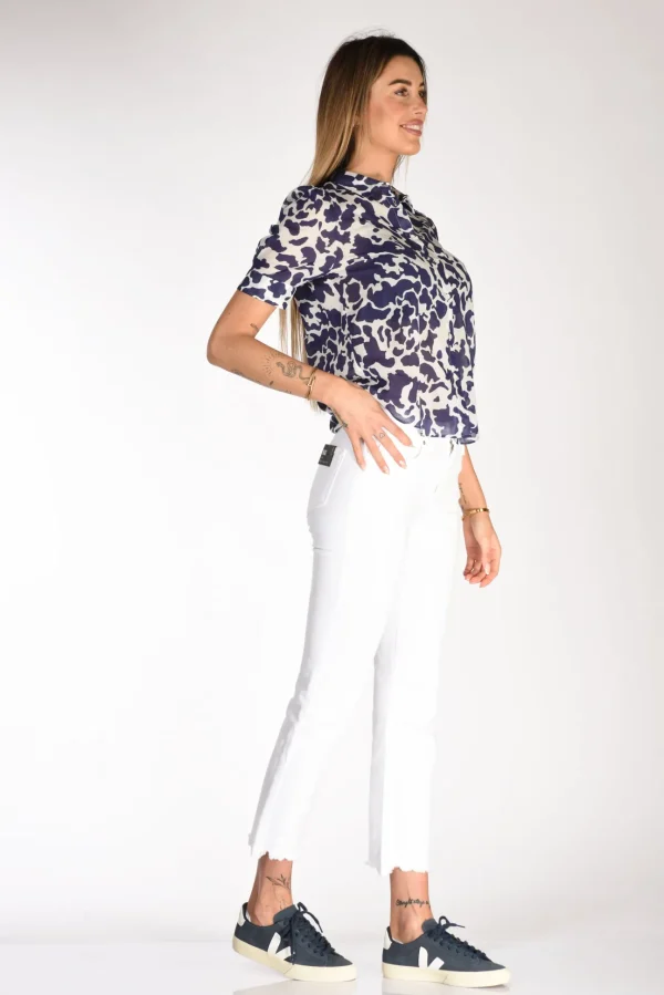 jeans sigaretta bianco
