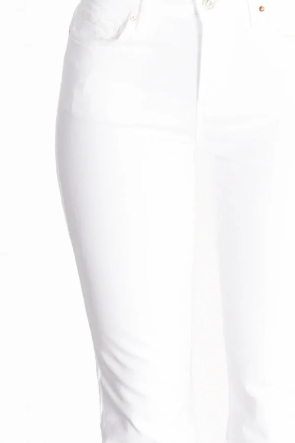 jeans sigaretta bianco