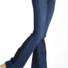 jeans zampa blu