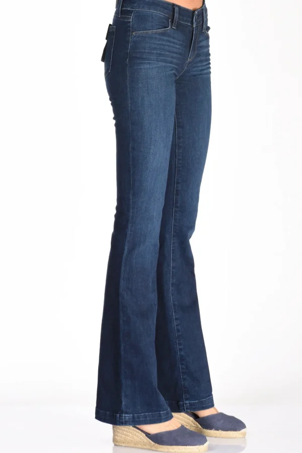 jeans zampa blu
