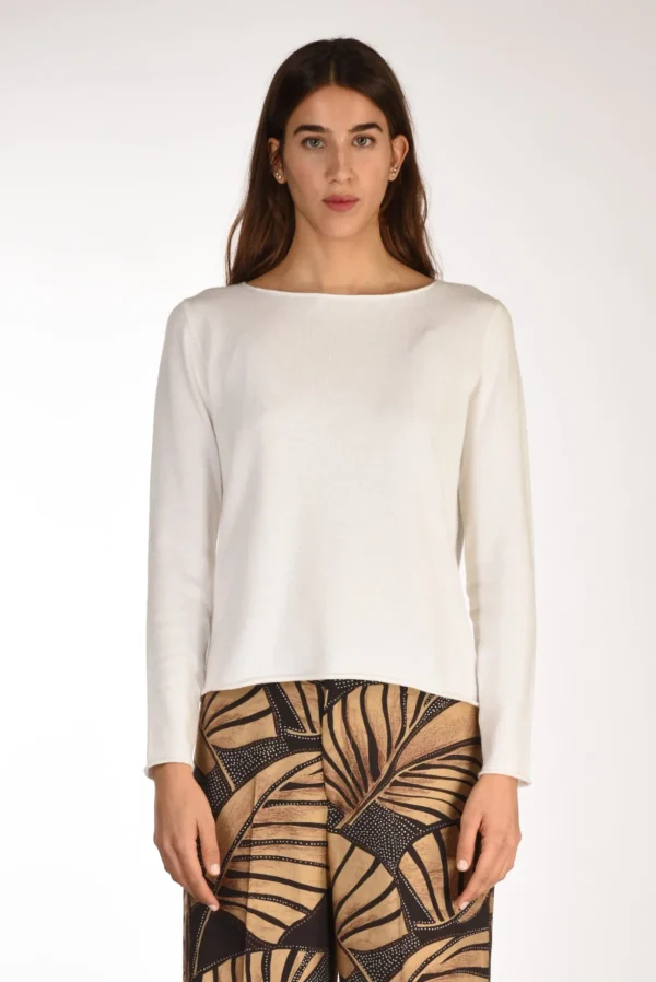 maglia bianco naturale