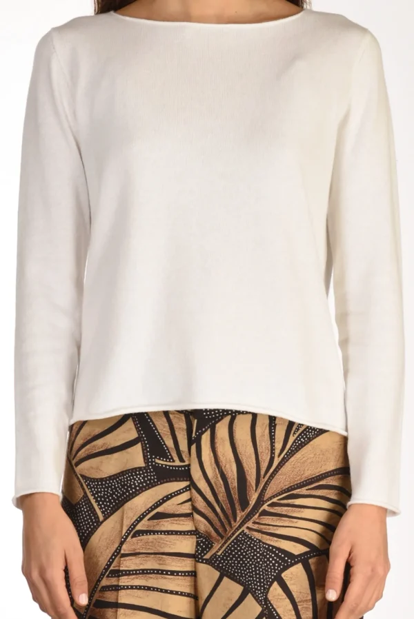 maglia bianco naturale