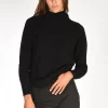 maglia collo alto nero