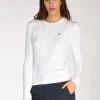 maglia girocollo bianco
