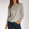 maglia girocollo grigio