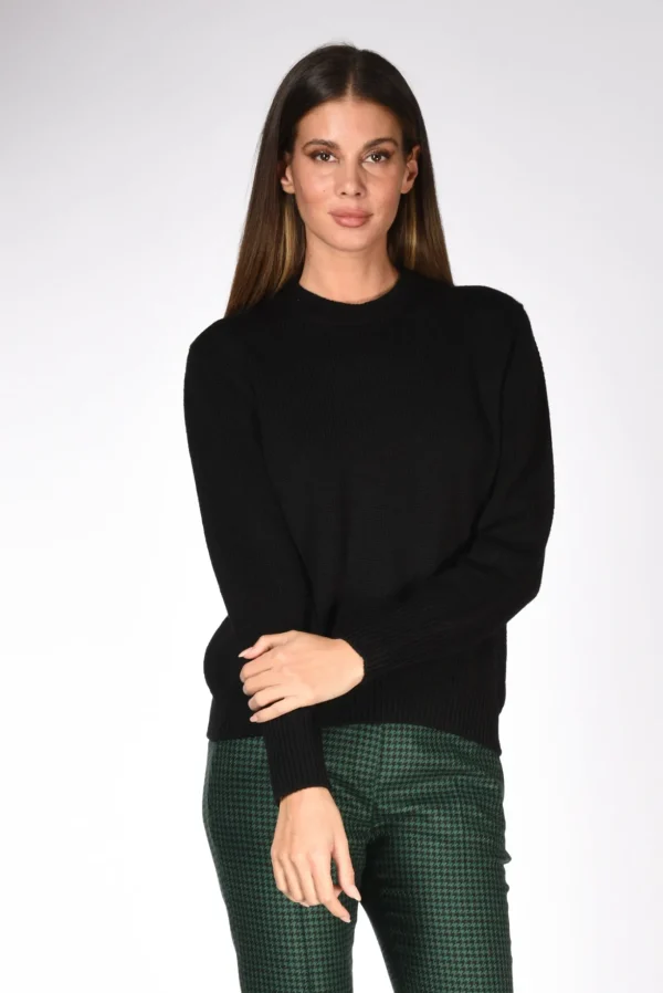 maglia girocollo nero