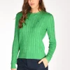 maglia girocollo verde