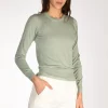 maglia girocollo verde