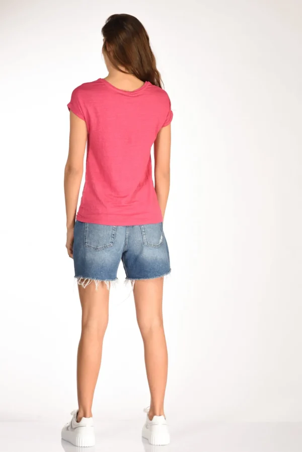 maglia tshirt fucsia