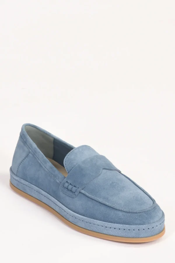 mocassino h683 azzurro scuro