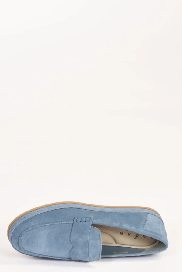 mocassino h683 azzurro scuro