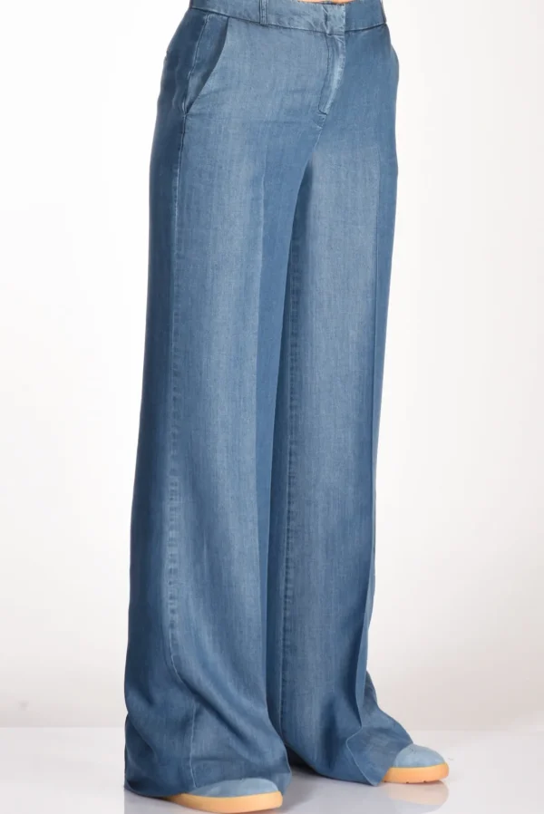 pantalone andrea blu chiaro