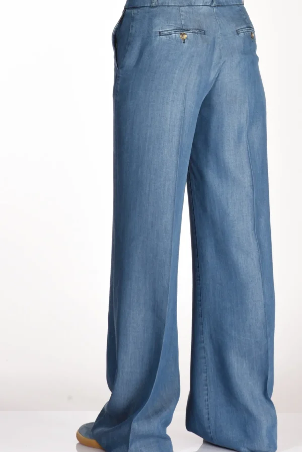 pantalone andrea blu chiaro
