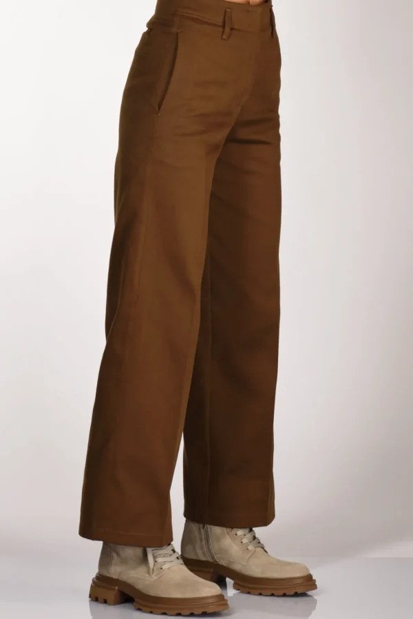 pantalone cover marrone
