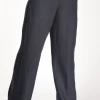 pantalone elastico blu