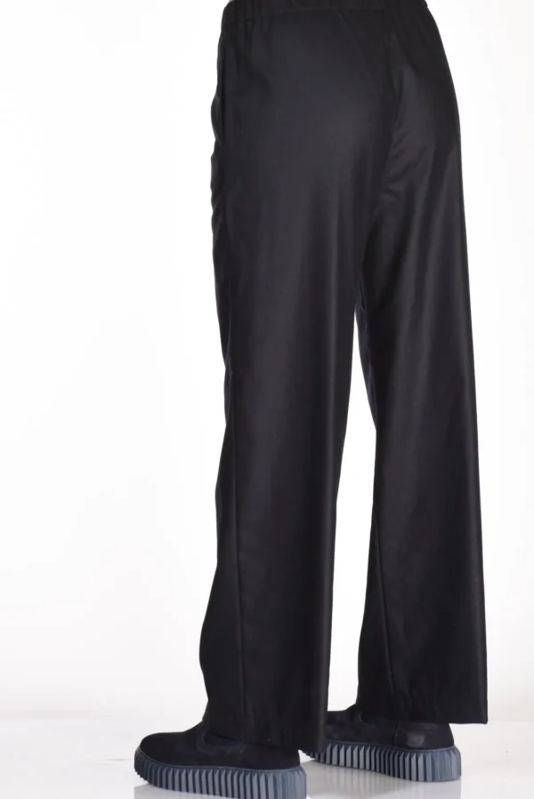 pantalone elastico blu