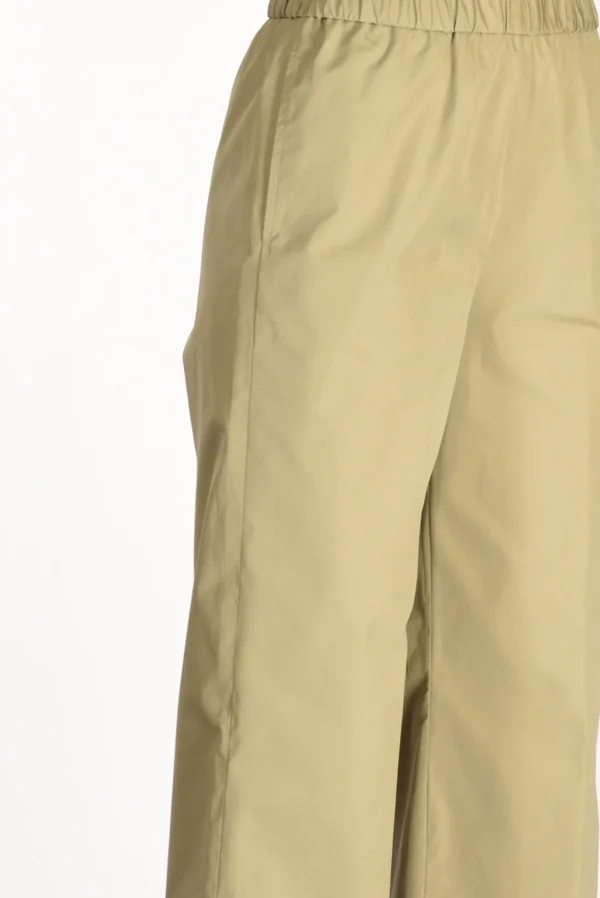 pantalone elastico verde salvia