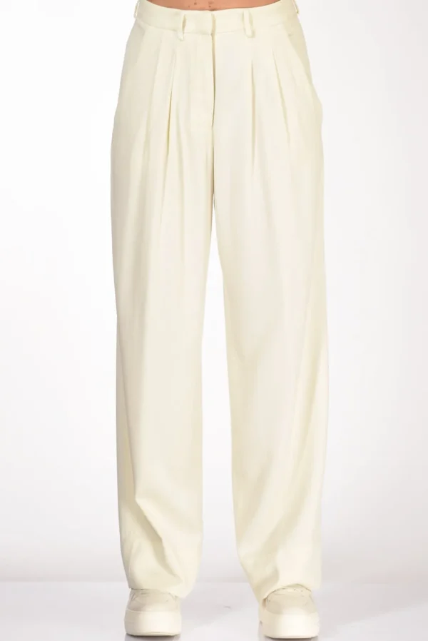 pantalone frankie bianco