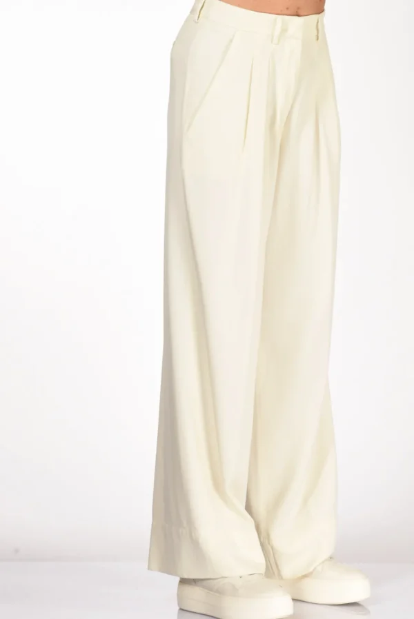 pantalone frankie bianco