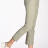 pantalone kimama verde/bianco