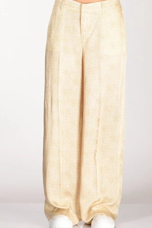 pantalone l beige scuro/beige chiaro