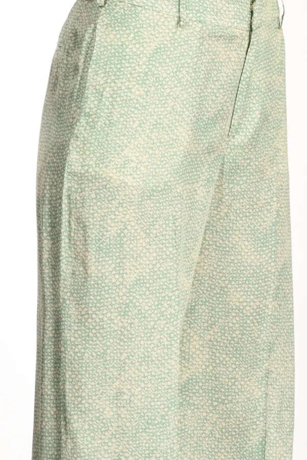 pantalone l verde/beige