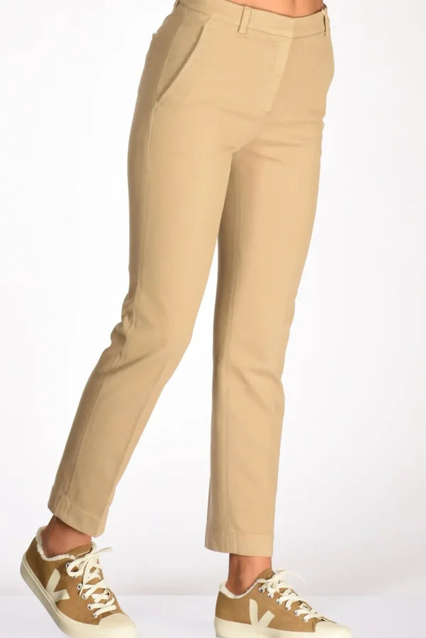 pantalone leyre beige scuro