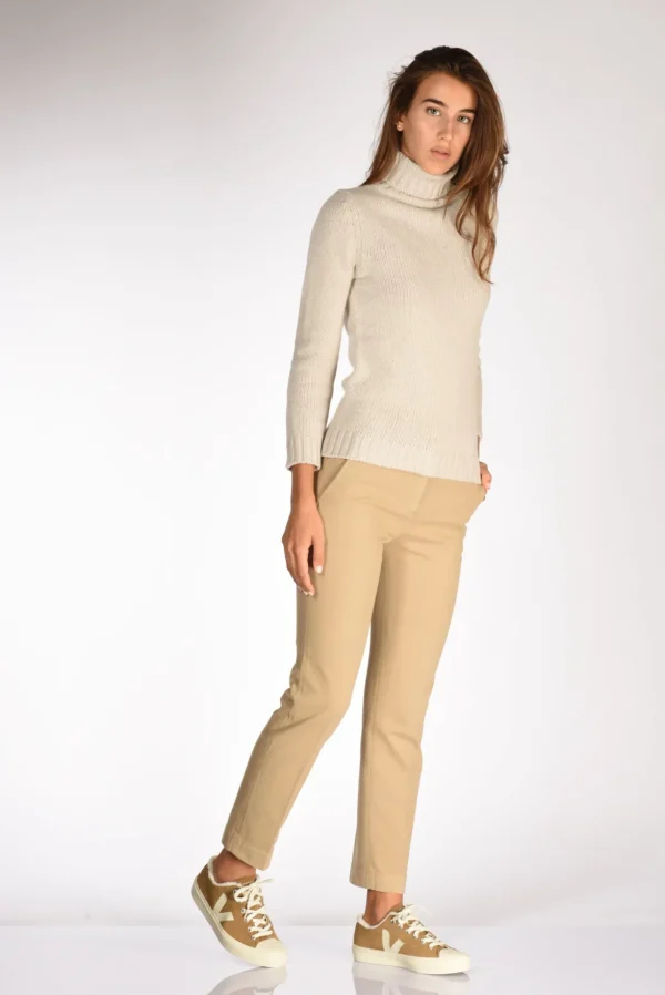 pantalone leyre beige scuro