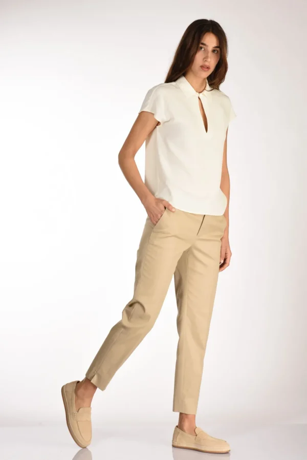 pantalone new york beige