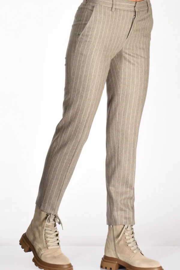 pantalone new york beige chiaro/beige