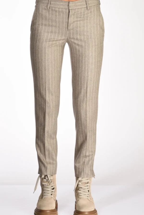 pantalone new york beige chiaro/beige