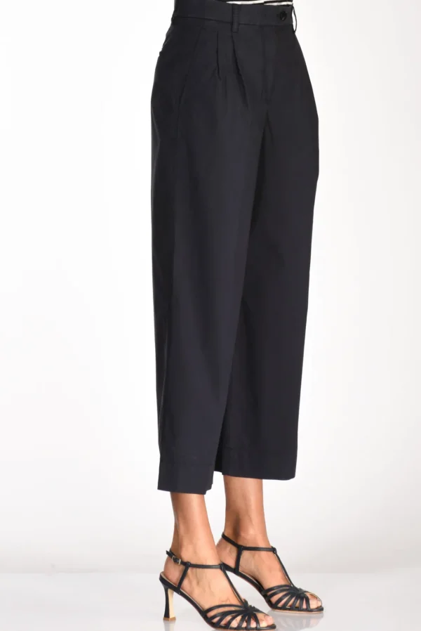 pantalone pince blu