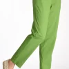 pantalone popeline verde