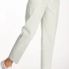 pantalone righe bianco/verde