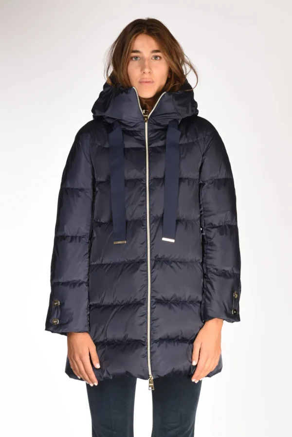 piumino a-shape blu