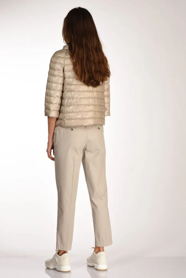 piumino doubleface rosa/beige